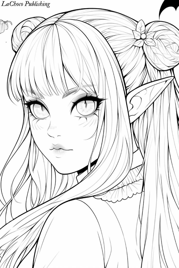 Anime Demons Coloring Book For Adults Coloring Page Anime Demons Coloring Book For Adults Coloring Page