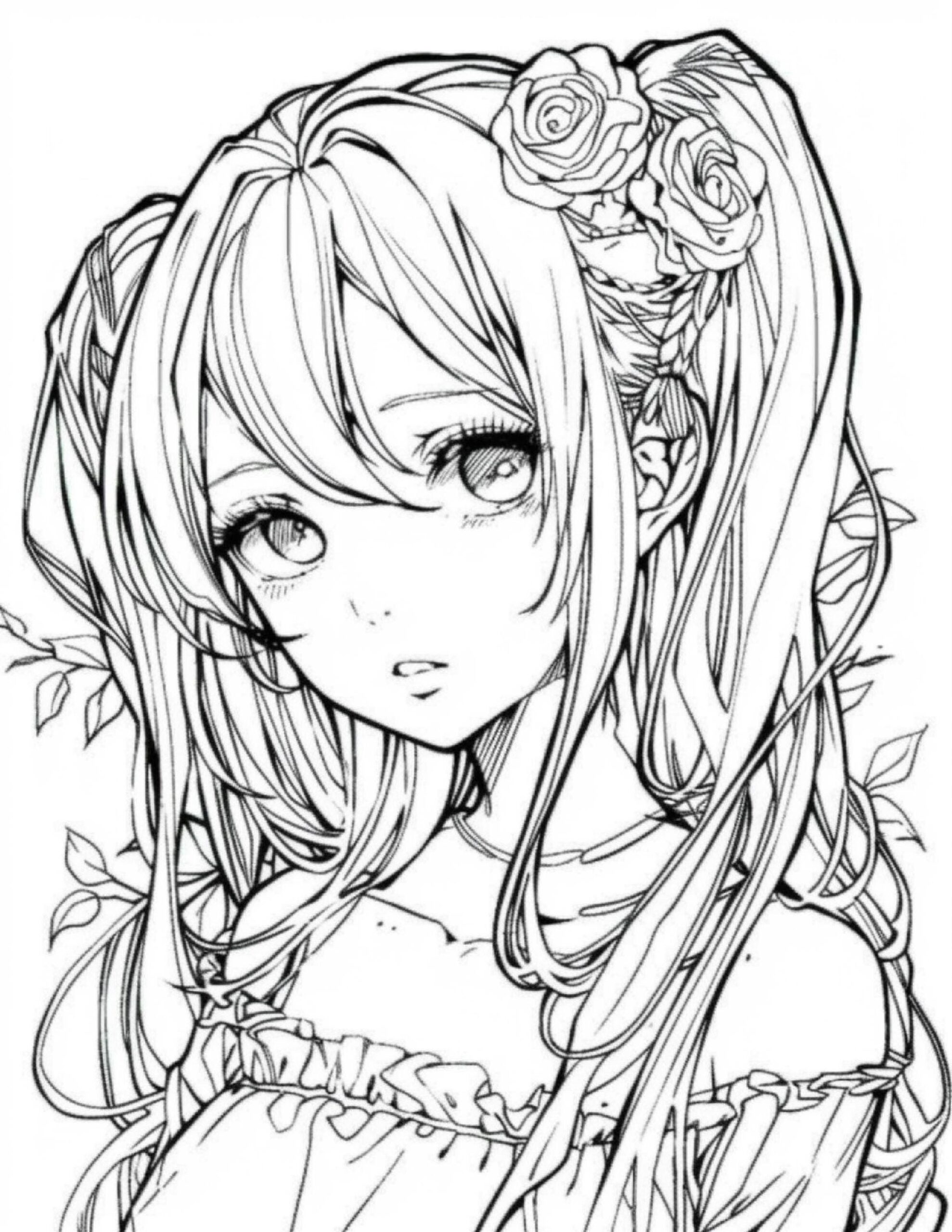 Anime Girls Coloring Pages 200 Designs Bundle PDF JPG PNG Etsy Anime Girls Coloring Pages 200 Designs Bundle PDF JPG PNG Etsy