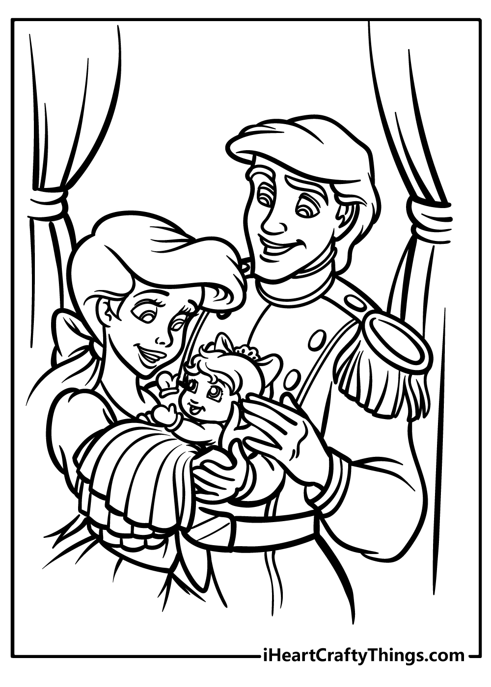 princess ariel coloring pages