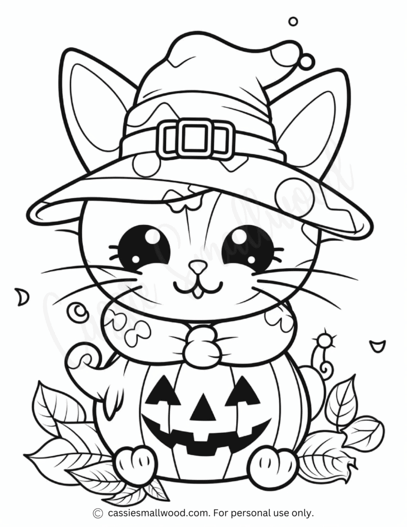 AWESOME Halloween Coloring Pages Cassie Smallwood