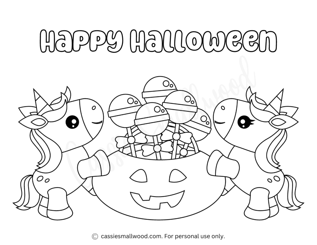 AWESOME Halloween Coloring Pages Cassie Smallwood