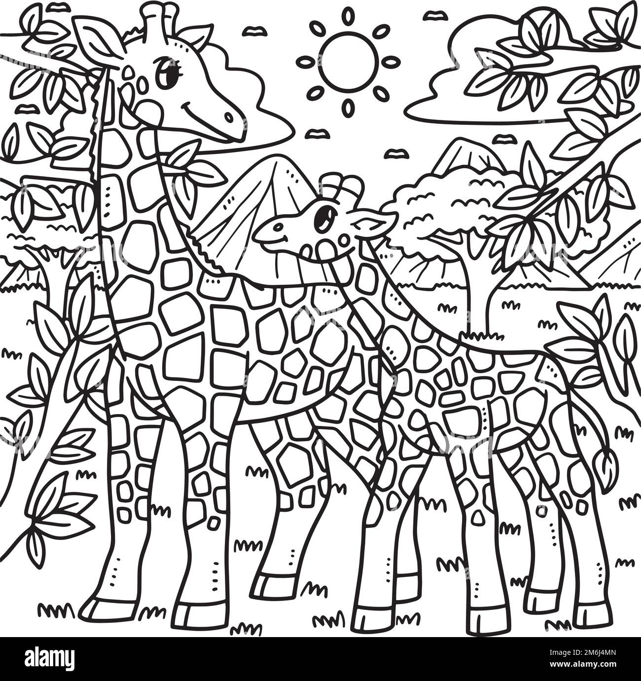 Baby Giraffe Coloring Page Hi res Stock Photography And Images Alamy Baby Giraffe Coloring Page Hi res Stock Photography And Images Alamy