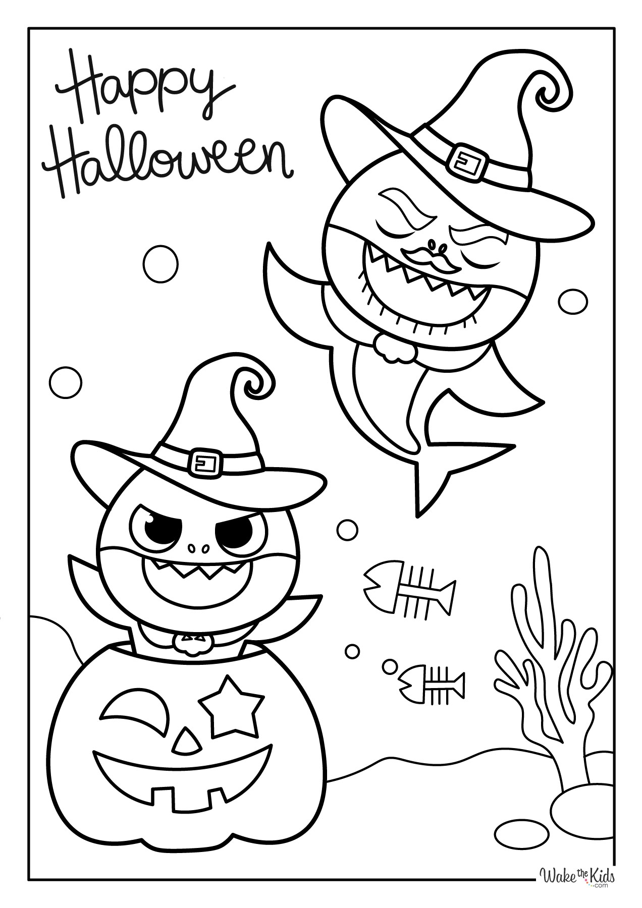 baby shark halloween coloring pages baby shark halloween coloring pages