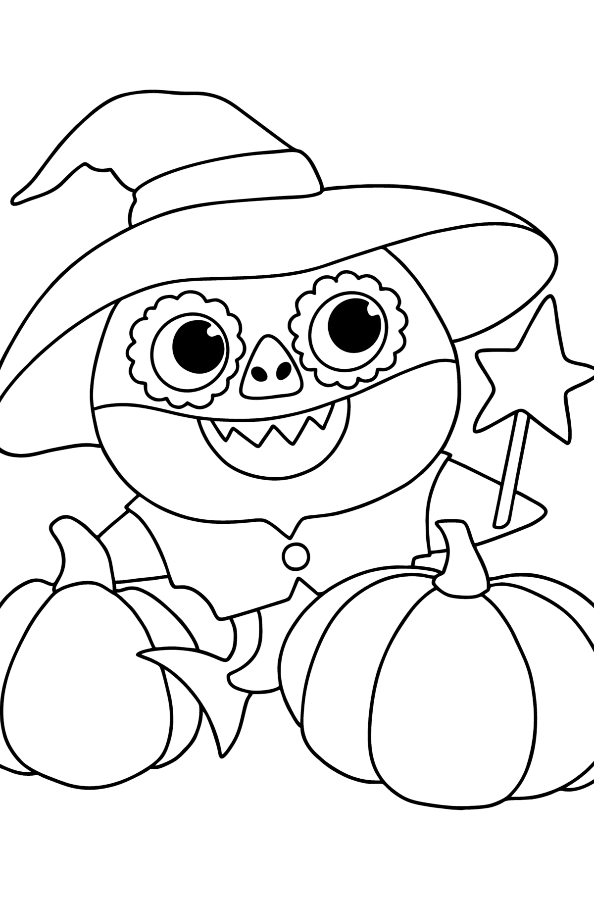 Baby Shark Halloween Coloring Page Online And Print For Free  Baby Shark Halloween Coloring Page Online And Print For Free