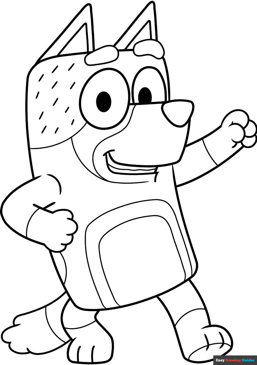 bluey coloring pages printable bluey coloring pages printable
