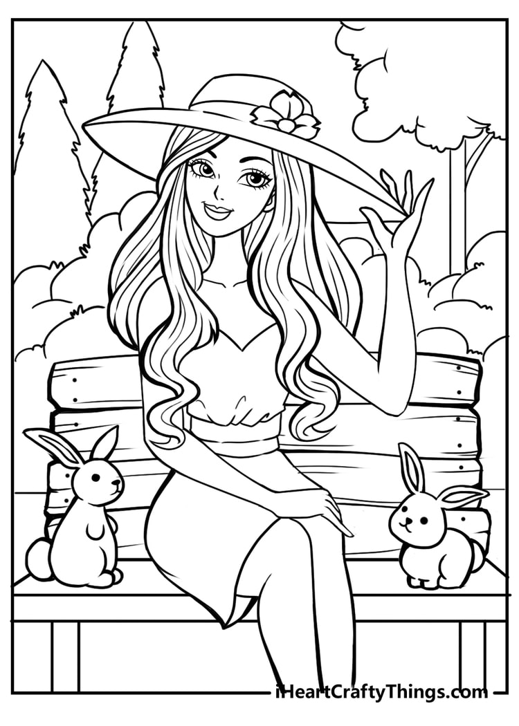 Barbie Coloring Pages 100 Free Printables  Barbie Coloring Pages 100 Free Printables