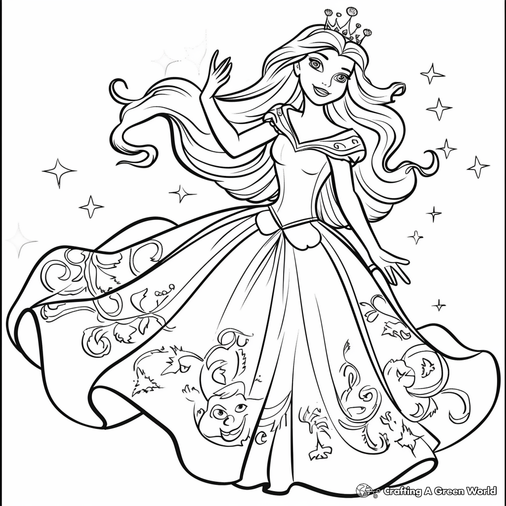 Barbie Coloring Pages Free Printable  Barbie Coloring Pages Free Printable