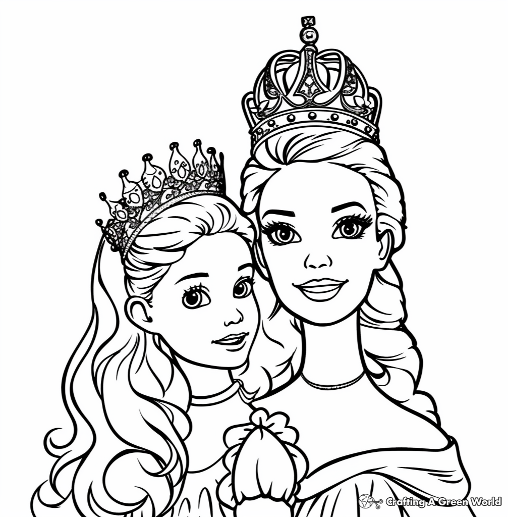Barbie Coloring Pages Free Printable  Barbie Coloring Pages Free Printable