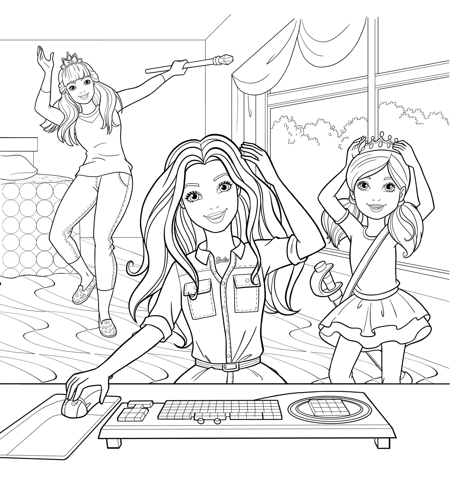 free barbie printable coloring pages free barbie printable coloring pages