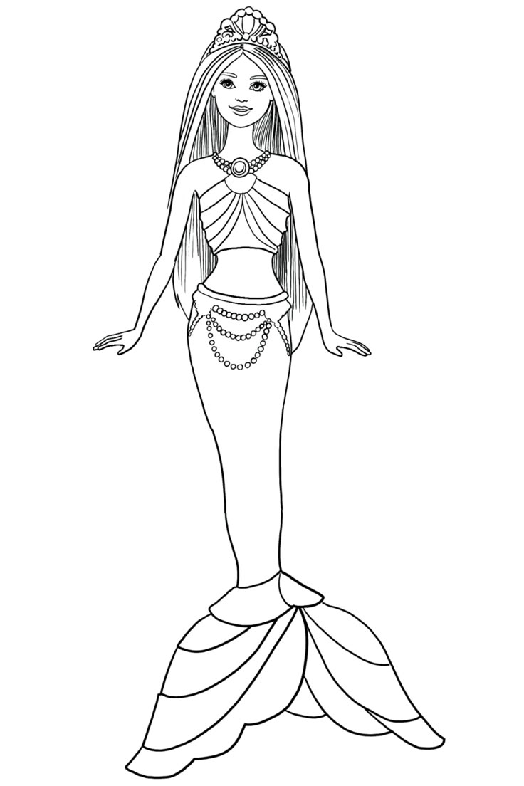 barbie mermaid pictures to color barbie mermaid pictures to color