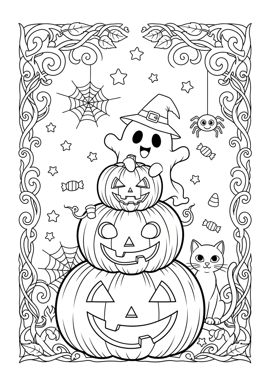 Best Halloween Coloring Pages For Kids And Adults Best Halloween Coloring Pages For Kids And Adults