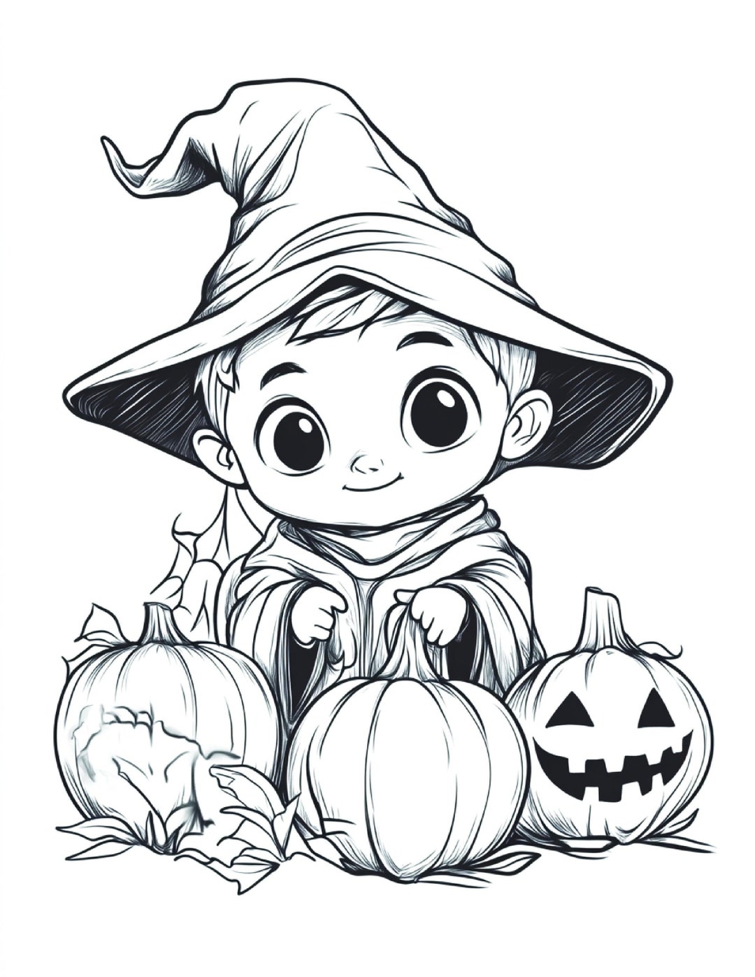 halloween cartoon coloring pages
