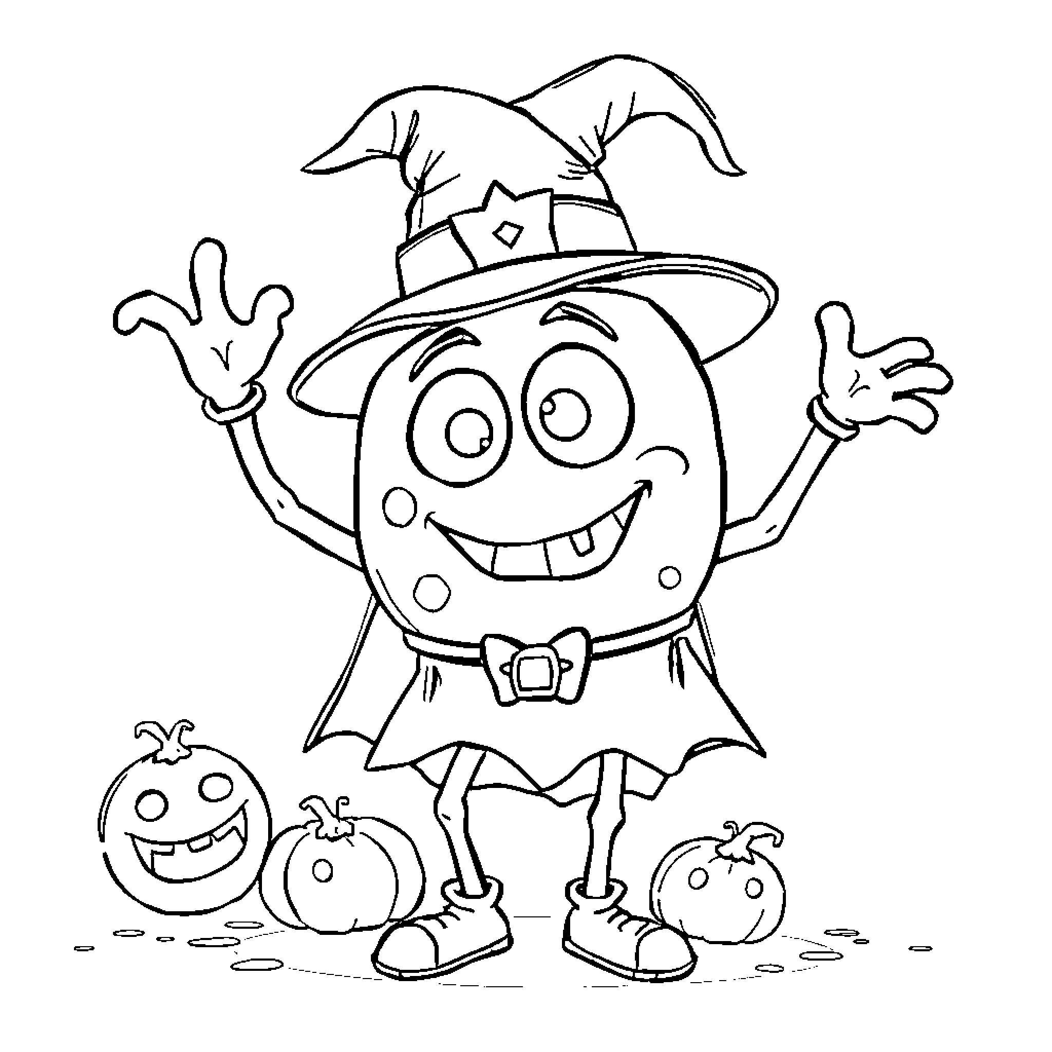 spongebob halloween coloring pages spongebob halloween coloring pages