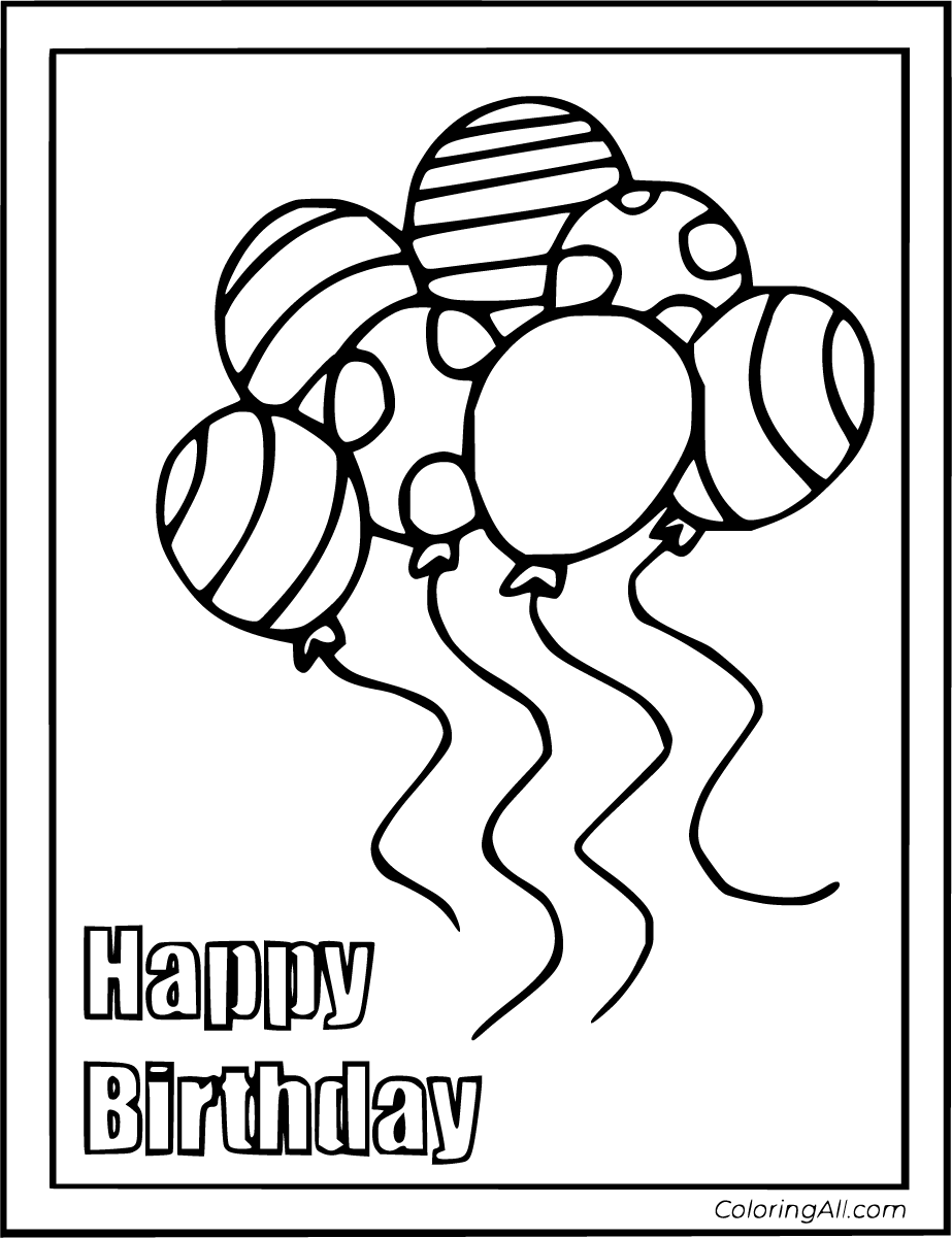 Birthday Card Coloring Pages 12 Free Printables ColoringAll Worksheets Library Birthday Card Coloring Pages 12 Free Printables ColoringAll Worksheets Library