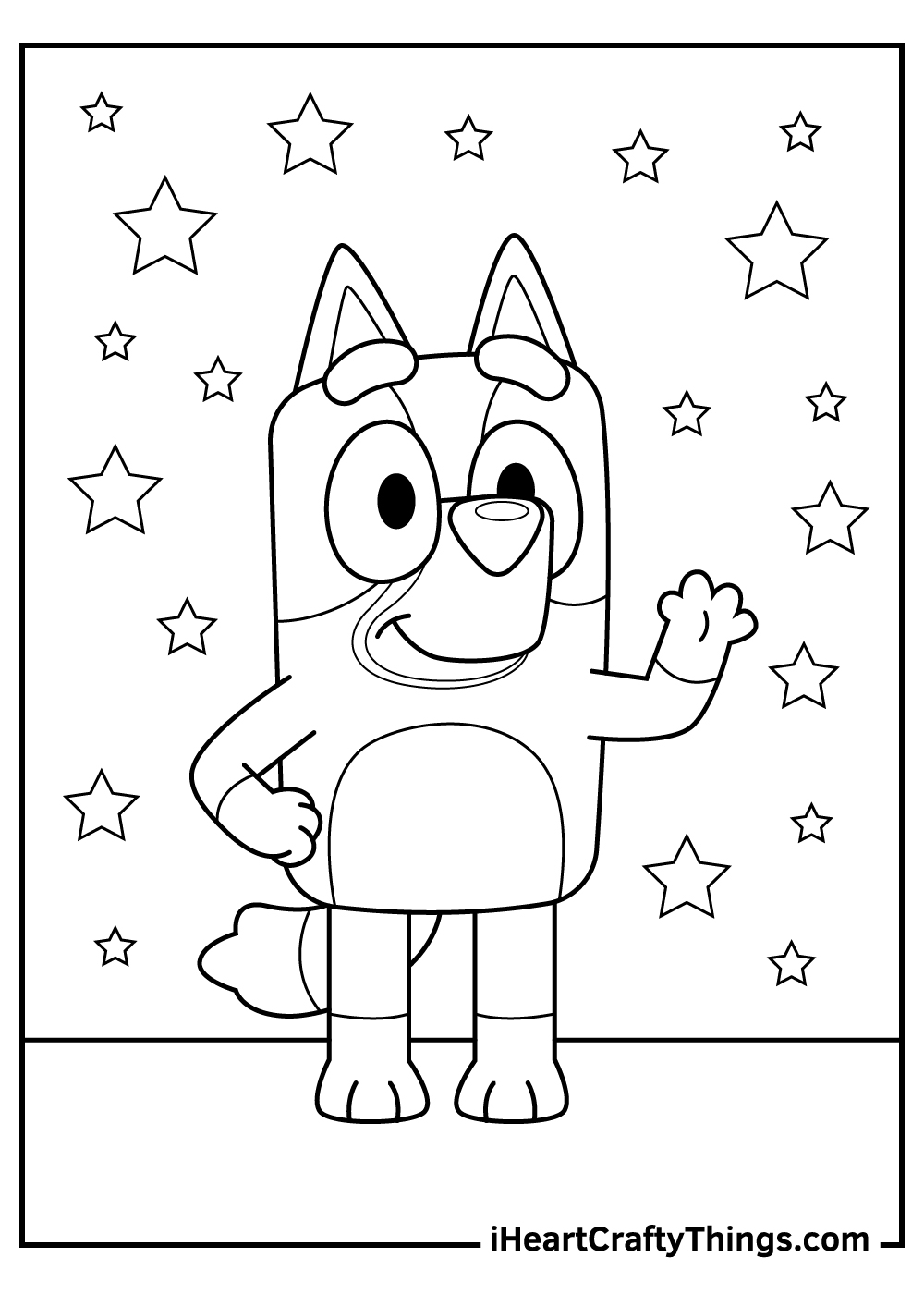 Bluey Coloring Pages 55 Free Printables For Kids