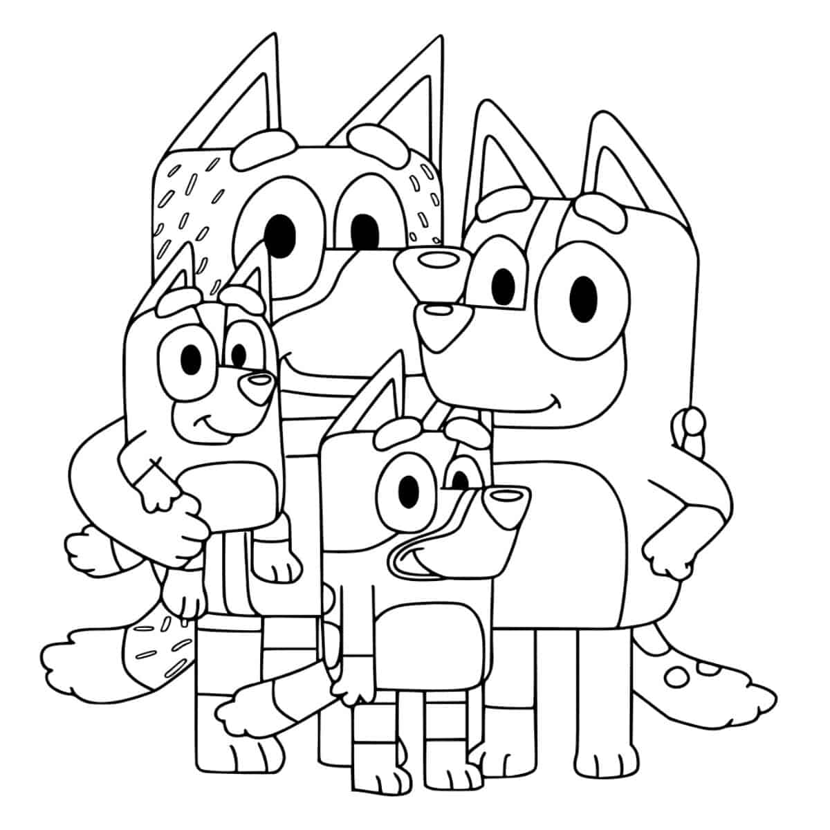 bluey printable coloring pages bluey printable coloring pages