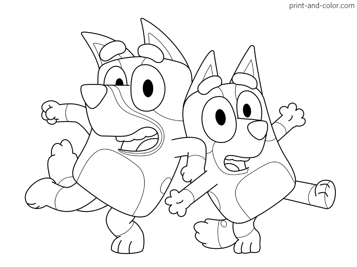Bluey Coloring Pages Print And Color Bluey Coloring Pages Print And Color
