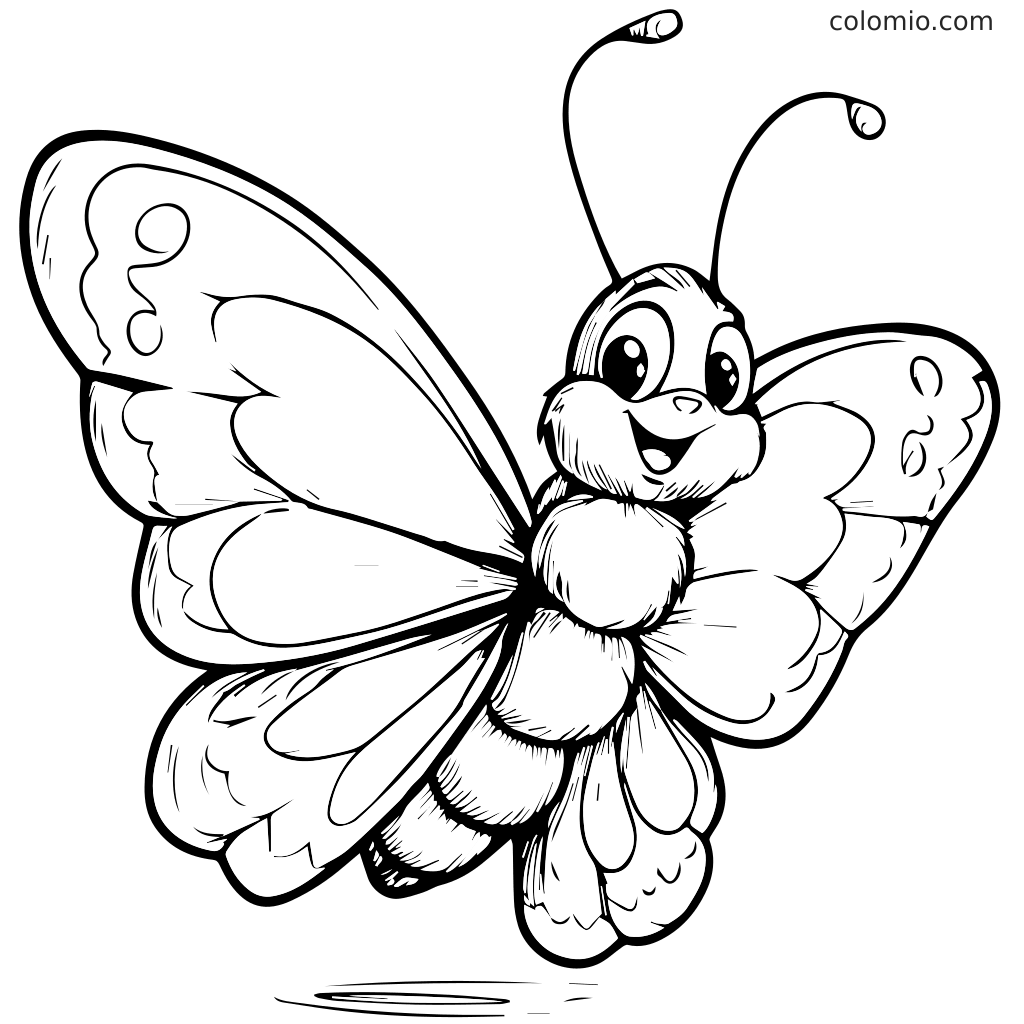 butterfly pictures to color