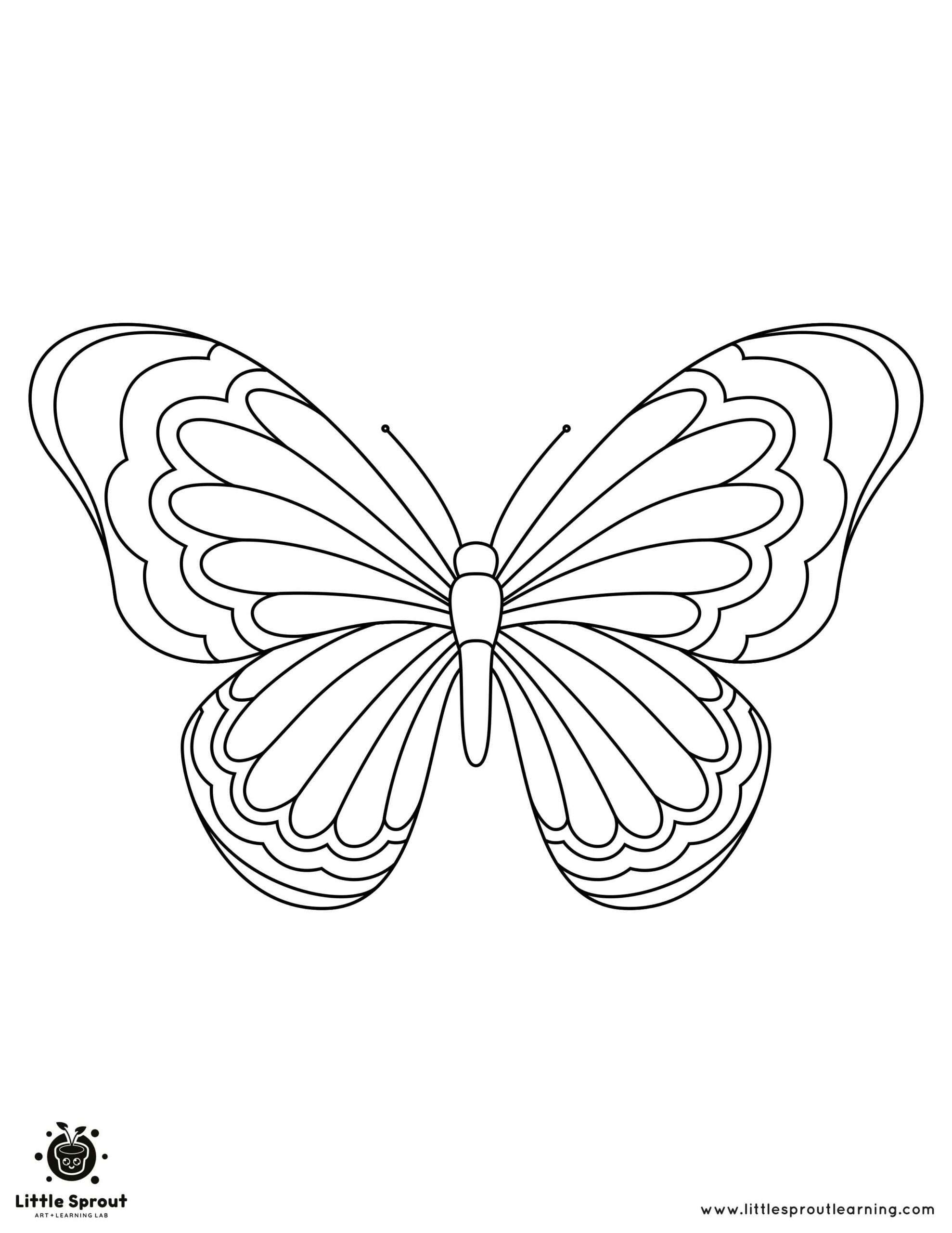 Butterfly Coloring Pages 10 Exquisite Illustrations Butterfly Coloring Pages 10 Exquisite Illustrations