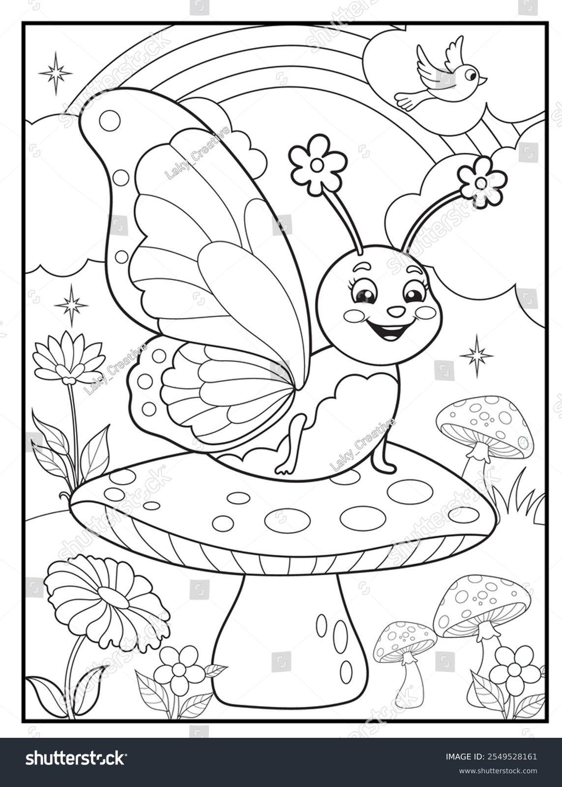 Butterfly Coloring Pages Kids Childrens Coloring Stock Vector Royalty Free 2549528161 Shutterstock Butterfly Coloring Pages Kids Childrens Coloring Stock Vector Royalty Free 2549528161 Shutterstock
