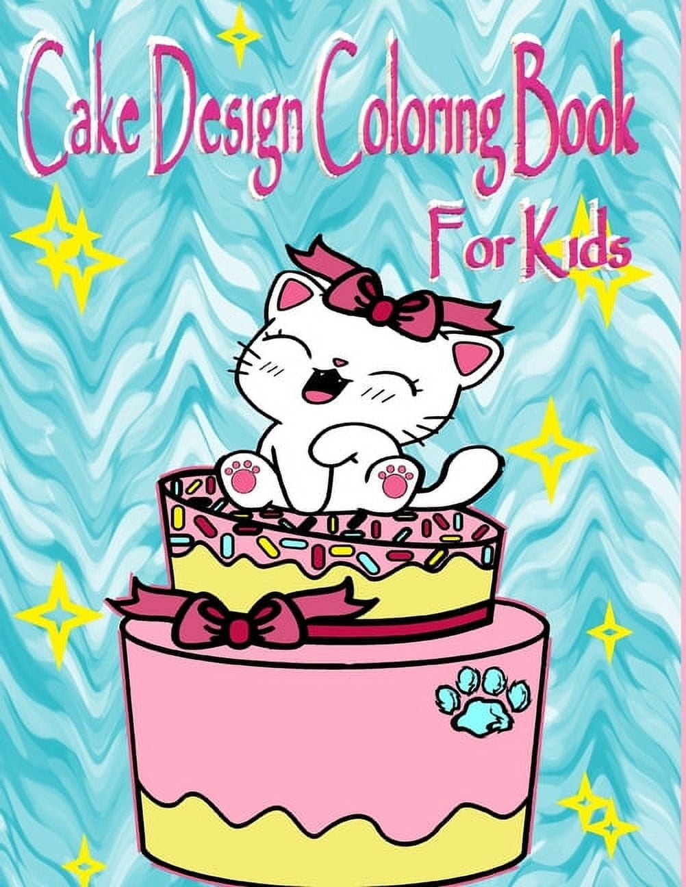 Cake Design Coloring Book For Kids Paperback Walmart Cake Design Coloring Book For Kids Paperback Walmart