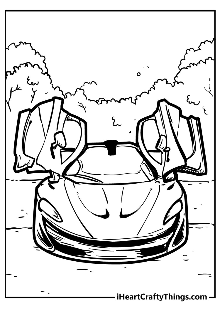 Car Coloring Pages 570 Printable Free PDF For Kids Adults  Car Coloring Pages 570 Printable Free PDF For Kids Adults