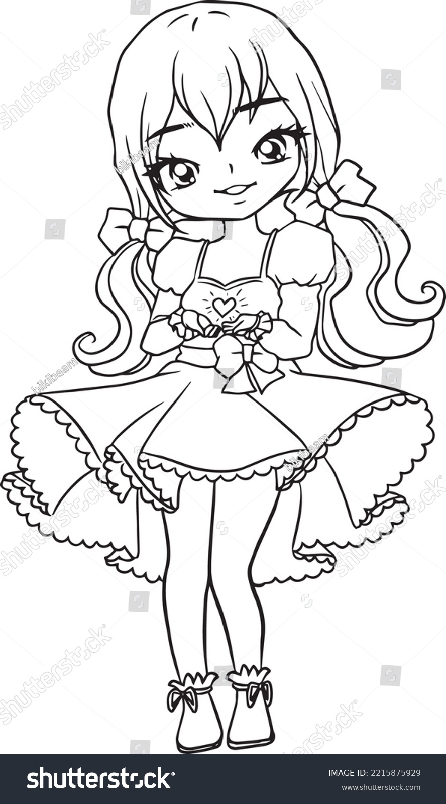 kawaii cute anime coloring pages kawaii cute anime coloring pages