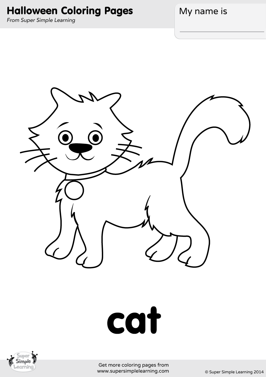 picture of a cat to color picture of a cat to color