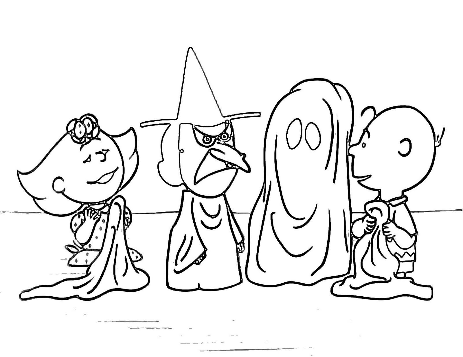 Charlie Brown Halloween Coloring Page Nest Of Posies Charlie Brown Halloween Coloring Page Nest Of Posies