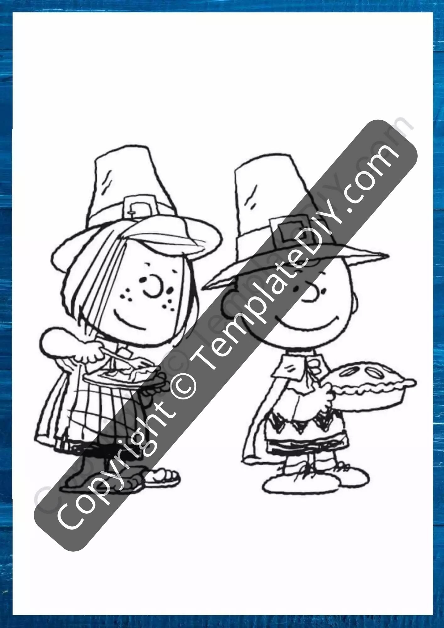 Charlie Brown Thanksgiving Coloring Pages Printable In PDF Charlie Brown Thanksgiving Coloring Pages Printable In PDF