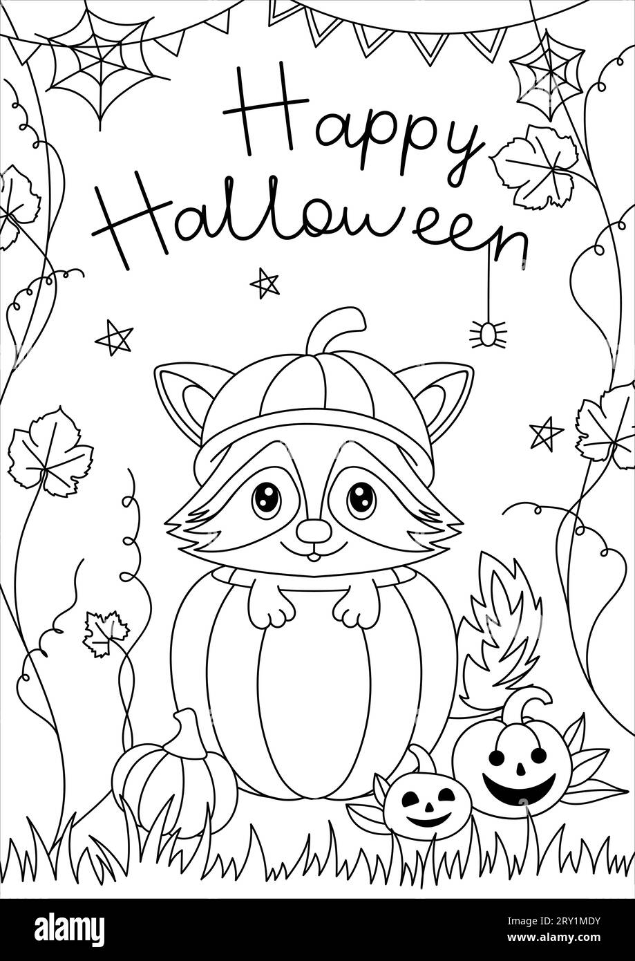 children's halloween coloring pages