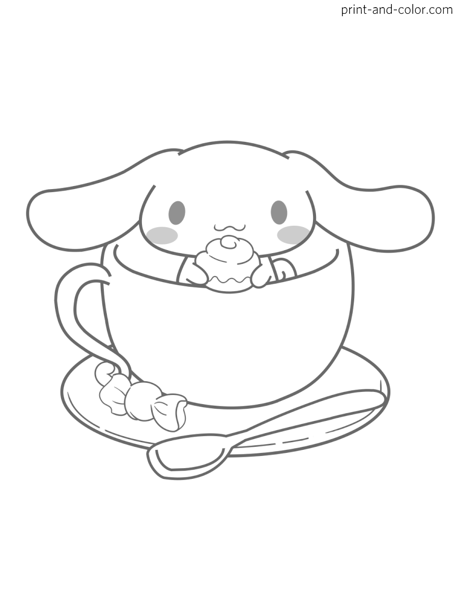 Cinnamoroll Coloring Pages Print And Color Cinnamoroll Coloring Pages Print And Color
