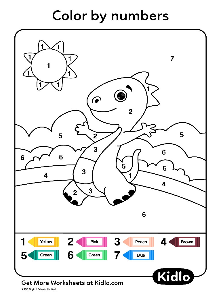 Color By Numbers Animals Worksheet 19 Kidlo Color By Numbers Animals Worksheet 19 Kidlo