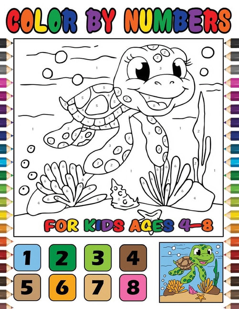 Color By Numbers For Kids Ages 4 8 Cute Animals Color By Number Paperback Walmart Color By Numbers For Kids Ages 4 8 Cute Animals Color By Number Paperback Walmart