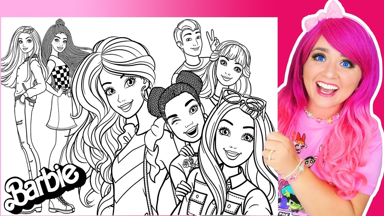 Coloring Barbie Friends Coloring Pages Barbie Ken Brooklyn Nikki Daisy Coloring Videos YouTube Coloring Barbie Friends Coloring Pages Barbie Ken Brooklyn Nikki Daisy Coloring Videos YouTube