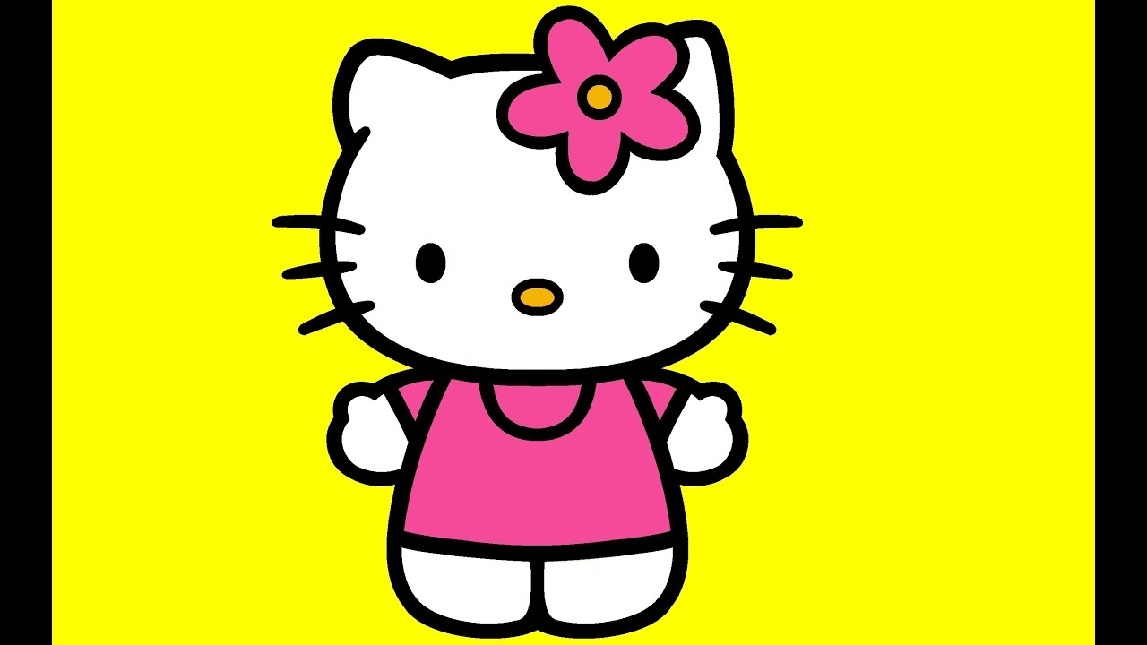 COLORING HELLO KITTY LEARN COLOR YouTube COLORING HELLO KITTY LEARN COLOR YouTube