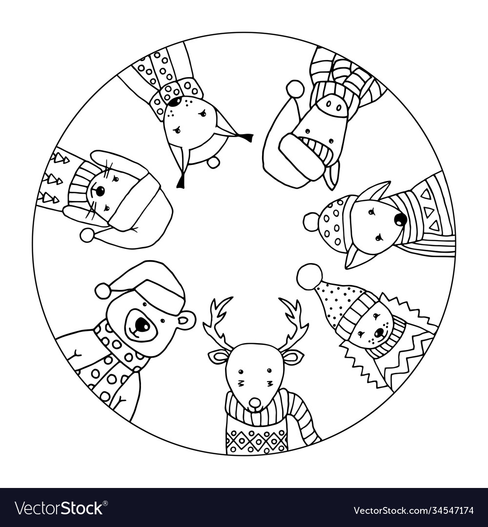 winter animals coloring pages winter animals coloring pages