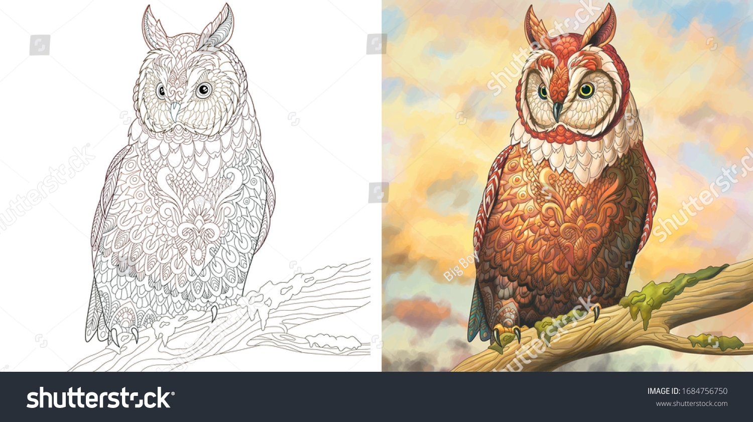 Coloring Pages Owl Bird Colorless Color Stock Vector Royalty Free 1684756750 Shutterstock Coloring Pages Owl Bird Colorless Color Stock Vector Royalty Free 1684756750 Shutterstock