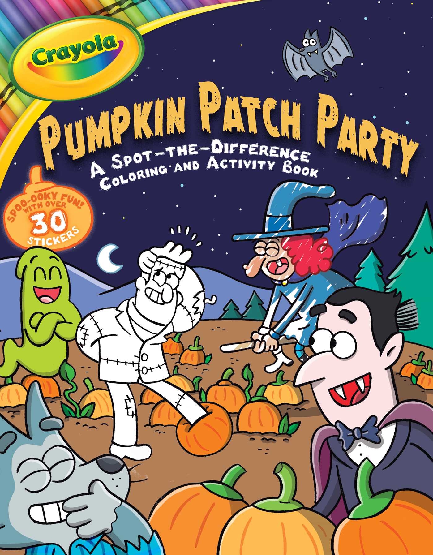 Crayola Pumpkin Patch Party A Crayola Halloween Spot The Difference Coloring Sticker Activity Book For Kids Book By BuzzPop Official Publisher Page Simon Schuster Crayola Pumpkin Patch Party A Crayola Halloween Spot The Difference Coloring Sticker Activity Book For Kids Book By BuzzPop Official Publisher Page Simon Schuster