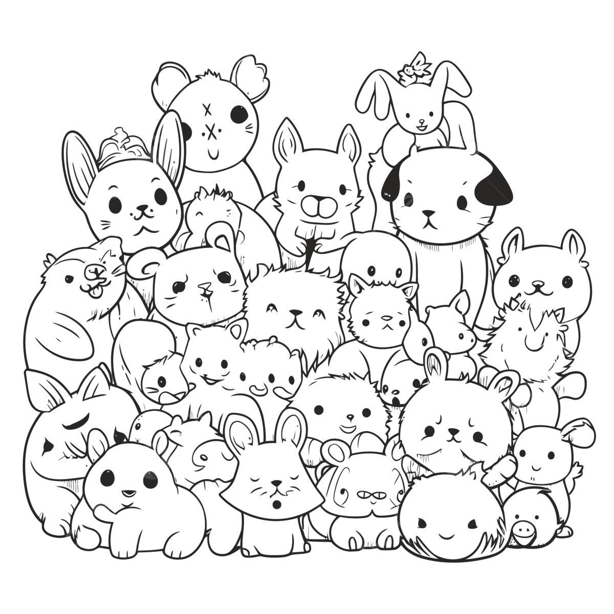 Cute Animals Coloring Pages New Free Printable Cute Animal Worksheets Library Cute Animals Coloring Pages New Free Printable Cute Animal Worksheets Library