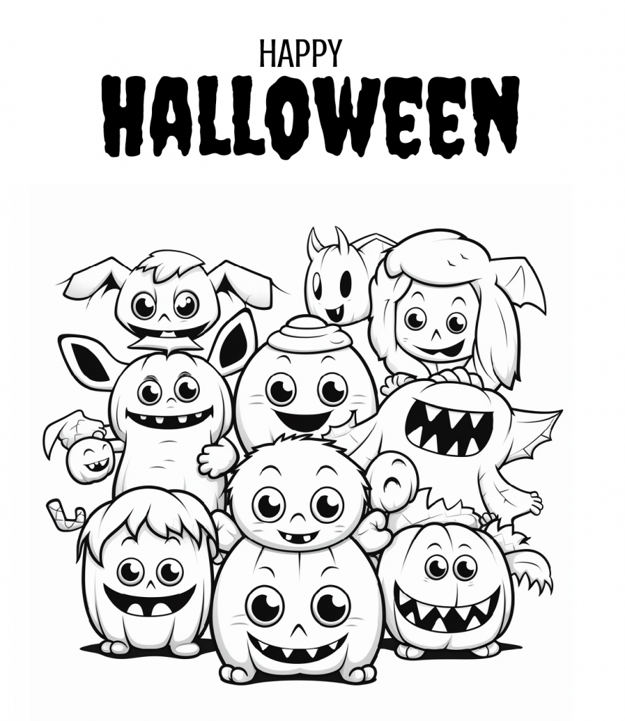 Cute Baby Monster Halloween Coloring Pages Free Printable Coloring Pages With Super Adorable And Fun Baby Monster Characters To Print And Color  Cute Baby Monster Halloween Coloring Pages Free Printable Coloring Pages With Super Adorable And Fun Baby Monster Characters To Print And Color