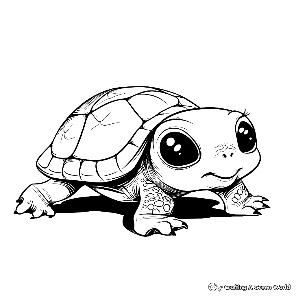 Cute Baby Turtle Dragoart Coloring Pages Free Printable  Cute Baby Turtle Dragoart Coloring Pages Free Printable
