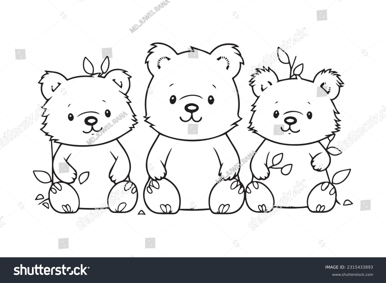 Cute Bear Coloring Pages Kids Coloring Stock Vector Royalty Free 2315433893 Shutterstock Cute Bear Coloring Pages Kids Coloring Stock Vector Royalty Free 2315433893 Shutterstock