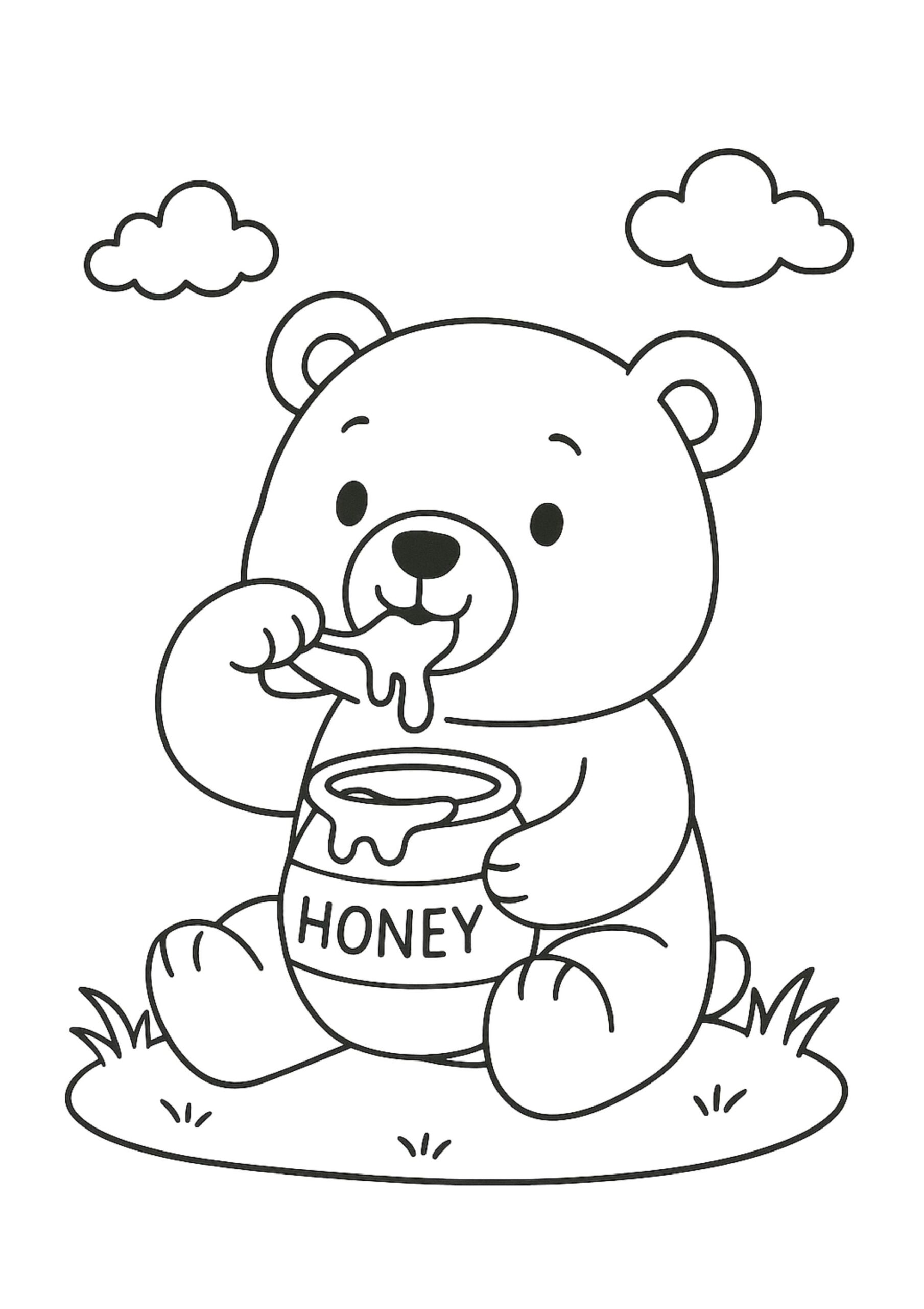 Cute Bear Eating Honey Coloring Page Printable PDF For Kids Digital Download Bear Coloring Sheet Animal Activity For Toddlers Etsy Cute Bear Eating Honey Coloring Page Printable PDF For Kids Digital Download Bear Coloring Sheet Animal Activity For Toddlers Etsy