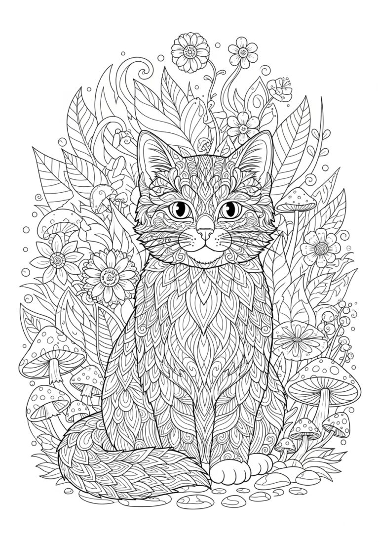 cat coloring pages for adults cat coloring pages for adults