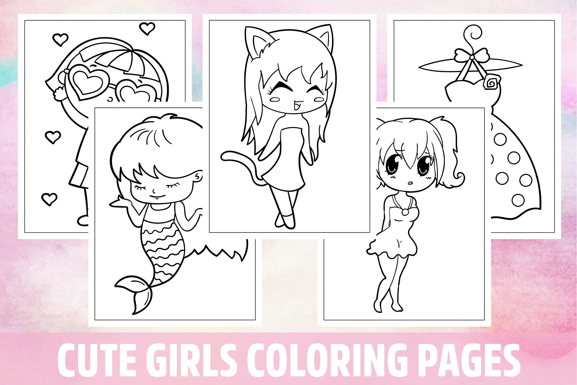 Cute Girls Coloring Pages For Kids Girls Boys Teens Birthday School Activity Made By Teachers Cute Girls Coloring Pages For Kids Girls Boys Teens Birthday School Activity Made By Teachers