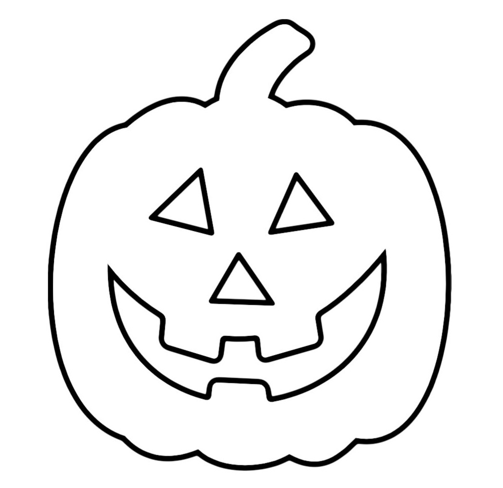 coloring page of a pumpkin