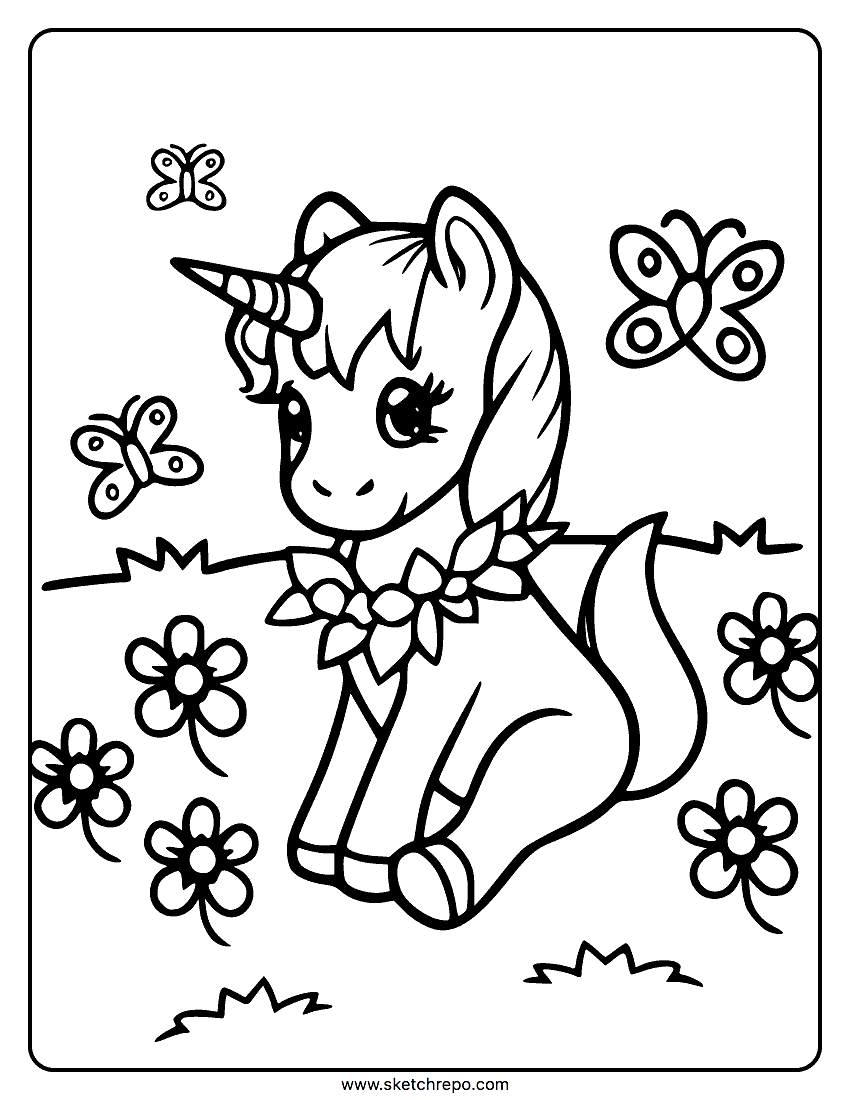 Cute Kawaii Unicorn Coloring Page Sketch Repo Cute Kawaii Unicorn Coloring Page Sketch Repo