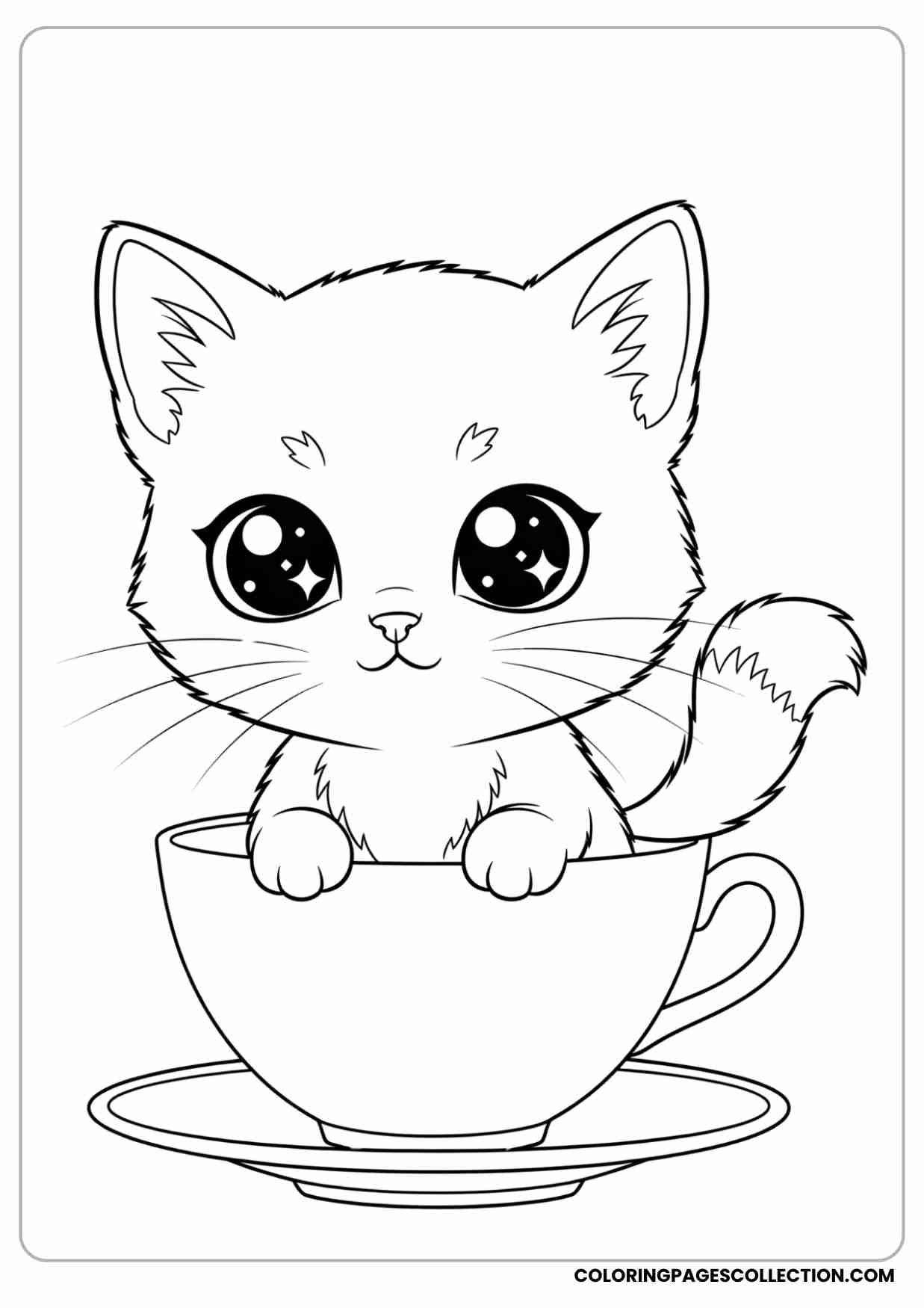 free kitten coloring pages free kitten coloring pages