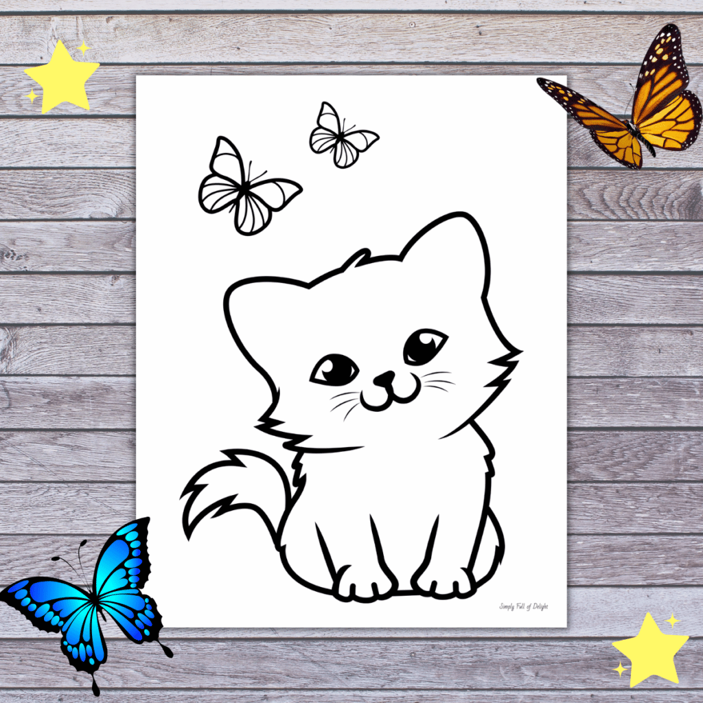 kitty coloring pages free kitty coloring pages free